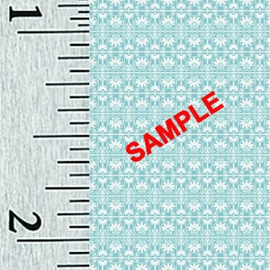 Quarter Scale, Half Scale and 1:144 Scale Miniature  Dollhouse Wallpaper (67C)