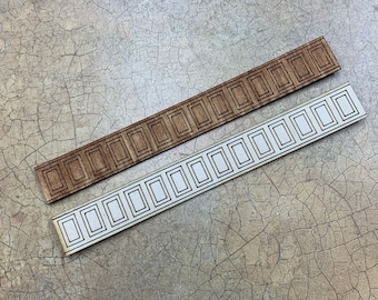 Quarter-scale Wainscoting 3 (Panelling)