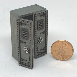 Miniature 1:48 scale Steampunk Wardrobe KIT
