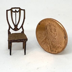 Miniature 1:48 scale Shield Back Chair KIT