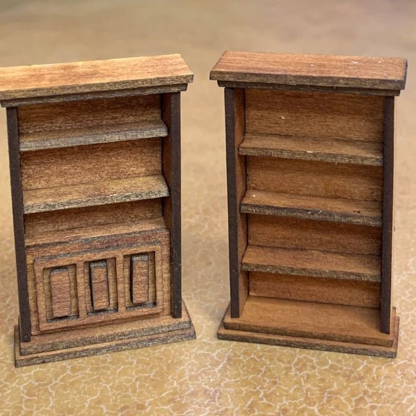 Miniature 1:48 scale Bookcase KIT
