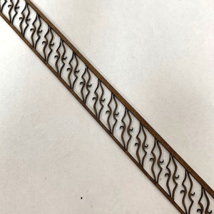 Quarter-scale Dollhouse Stair Railing 1B