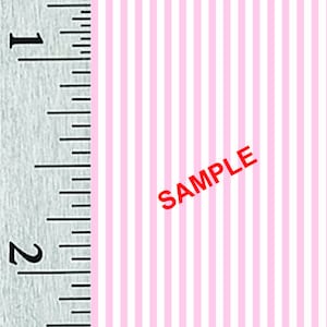 Quarter Scale, Half Scale and 1:144 Scale Miniature Striped Dollhouse Wallpaper (32B)