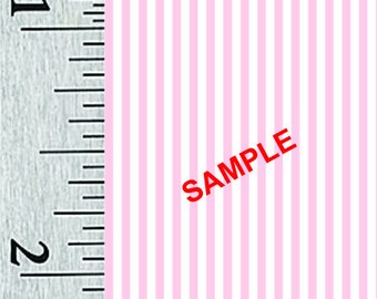 Quarter Scale, Half Scale and 1:144 Scale Miniature Striped Dollhouse Wallpaper (32B)