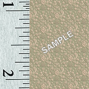 Quarter Scale, Half Scale and 1:144 Scale Miniature  Dollhouse Wallpaper (68A)