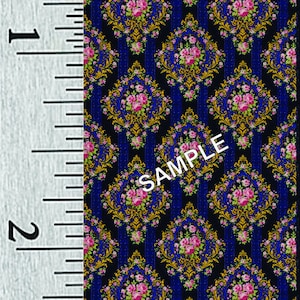 Tapeta do domku dla lalek w skali ćwierć, połowy i 1:144 (76C)