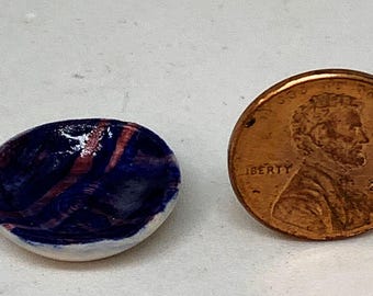 Miniature OOAK Hand-thrown Plate (23)