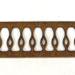 Quarter-scale Dollhouse Stair Railing 3A