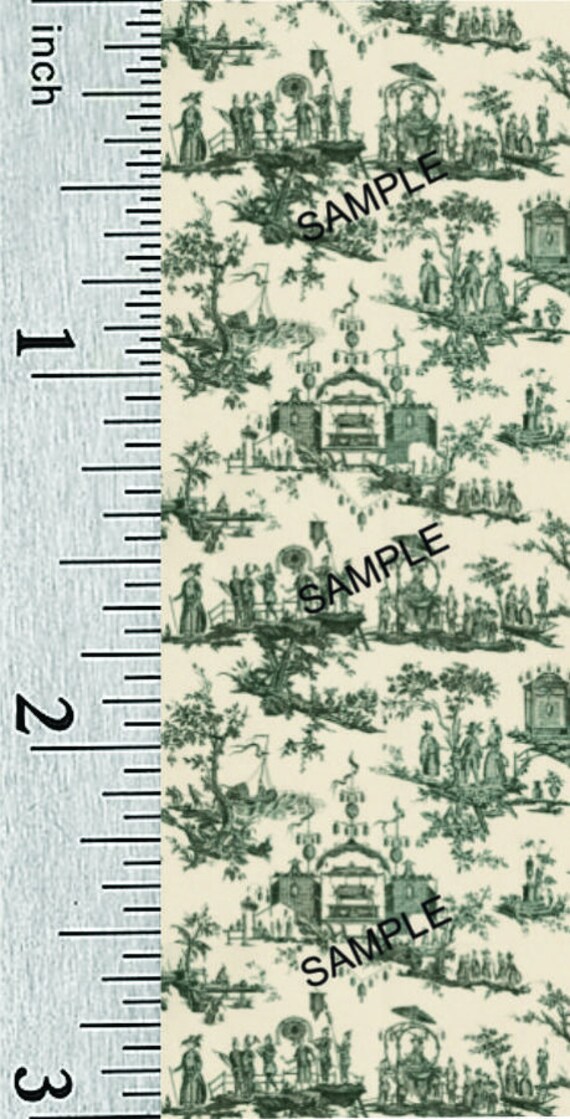 Dollhouse Miniature 1:24 Scale Victorian Tripartite Wallpaper