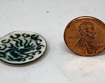 Miniature OOAK Hand-thrown Plate (18)