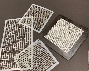 Cobblestone Stencil for Miniatures