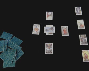 Miniature Deck of Tarot Cards - KIT