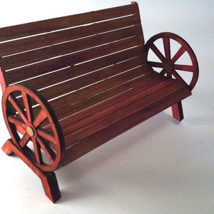 Miniature 1:12 scale Wheel Bench Kit