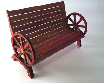 Miniature 1:12 scale Wheel Bench Kit