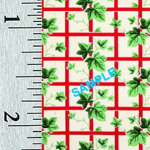 Quarter Scale, Half Scale and 1:144 Scale Miniature Geometric Dollhouse Wallpaper (41A)
