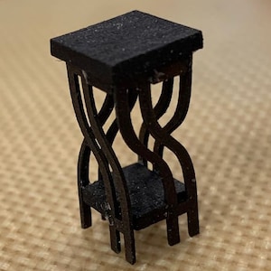 Miniature Quarter-scale (1:48) Occasional Modern Table Kit