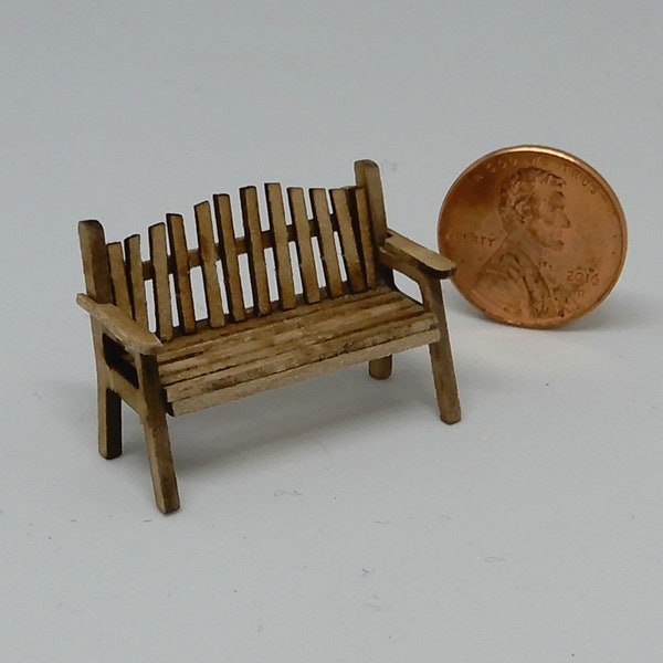 Miniature 1:48 scale Bench Kit