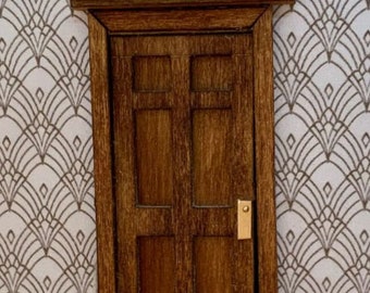 Miniature 1:48 scale Art Deco Door