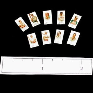 Carte di Baseball di Replica in miniatura 1887