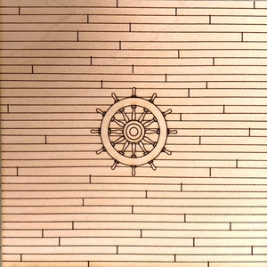 Quarter-scale (1:48) Dollhouse Wooden Flooring - Steampunk Wheel
