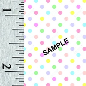 Quarter Scale, Half Scale and 1:44 Scale Miniature Dollhouse Wallpaper for Kids (243C)