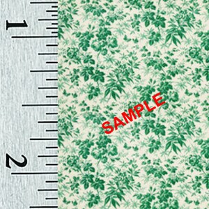 Quarter Scale, Half Scale and 1:144 Scale Miniature Dollhouse Wallpaper (63B)