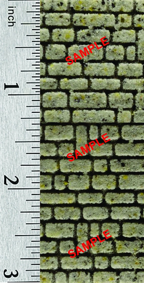 YARNOW Papier Peint Miniature Brique pour Maison de poupée (Lot de 4) - Revêtement Mural Autocollant Facile