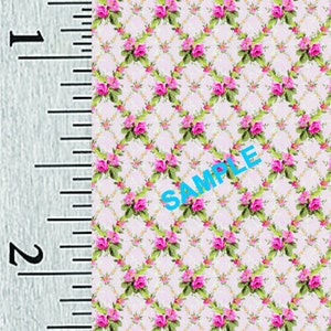 Tapeta do domku dla lalek w miniaturze w skali ćwierć, połowy skali i skali 1:144 (34C)