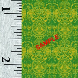 Quarter Scale, Half Scale and 1:144 Scale Miniature Dollhouse Wallpaper (54A)