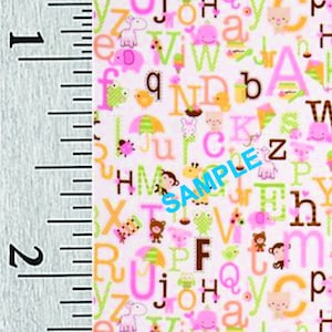 Quarter Scale, Half Scale and 1:44 Scale Miniature Dollhouse Wallpaper for Kids (203B)