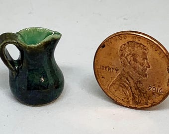 Miniature OOAK Hand-thrown Pitcher (46)