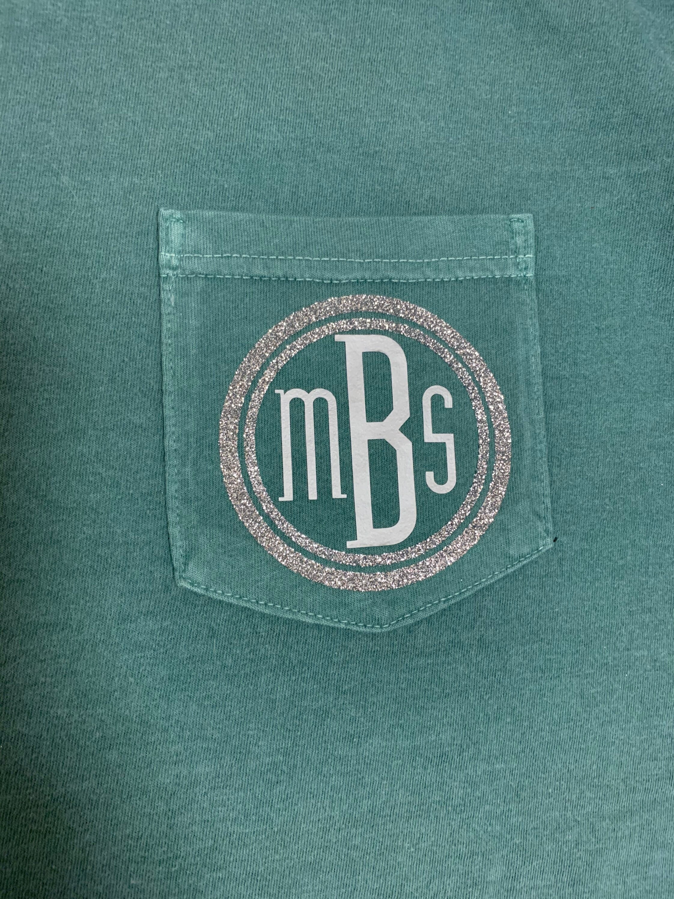 Monogrammed Pocket T Shirt LS - Etsy Monogrammed Pocket T Shirt LS - Etsy