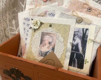 Assorted Vintage-Themed Junk Journal Inserts *Each Sold Separately* - Vintage Ephemera Journal, Daguerreotype, Garden Ephemera