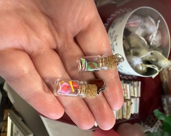 Mini Valentine Heart Candy (not edible) Charm, Valentine Bottle Charm