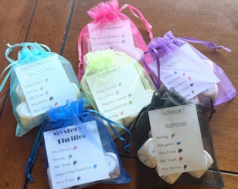 Creative Writing Dice (by Genre) - Story Prompt Inspiration - Writer's Block Help for Authors