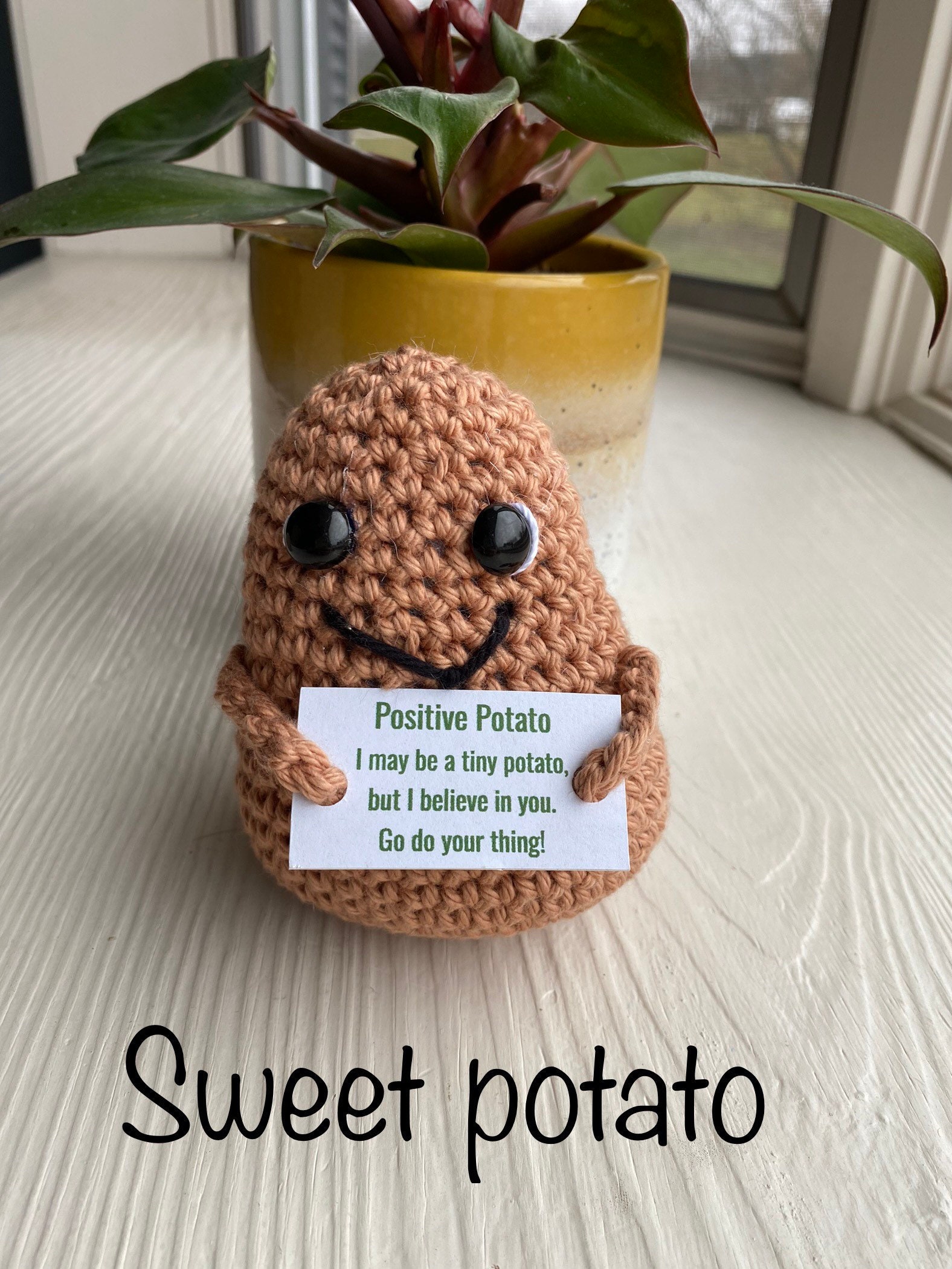 1pc Handmade And Fun Emotional Support Potato Soft Keychain Accessory That  Relieves Anxiety And Depression. Suitable For Phone Bags, Hanging  Accessories, And Positive Cards, It Can Be Given As A Holiday Gift