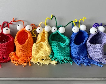 Crochet Martian Plant Hanger Pattern Bundle: Yip Yips Inspired (PDF Pattern)