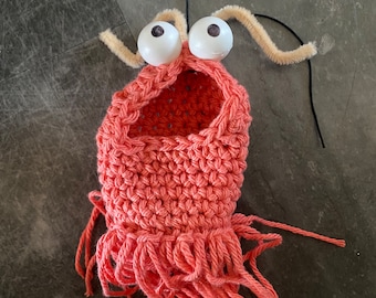 Crochet Martian Car Hanger Pattern: Yip Yip Inspired Alien (PDF Only)