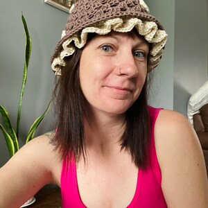 Mushroom hat, crochet bucket hat, summer hat, Mario inspired mushroom hat, shroomies hat