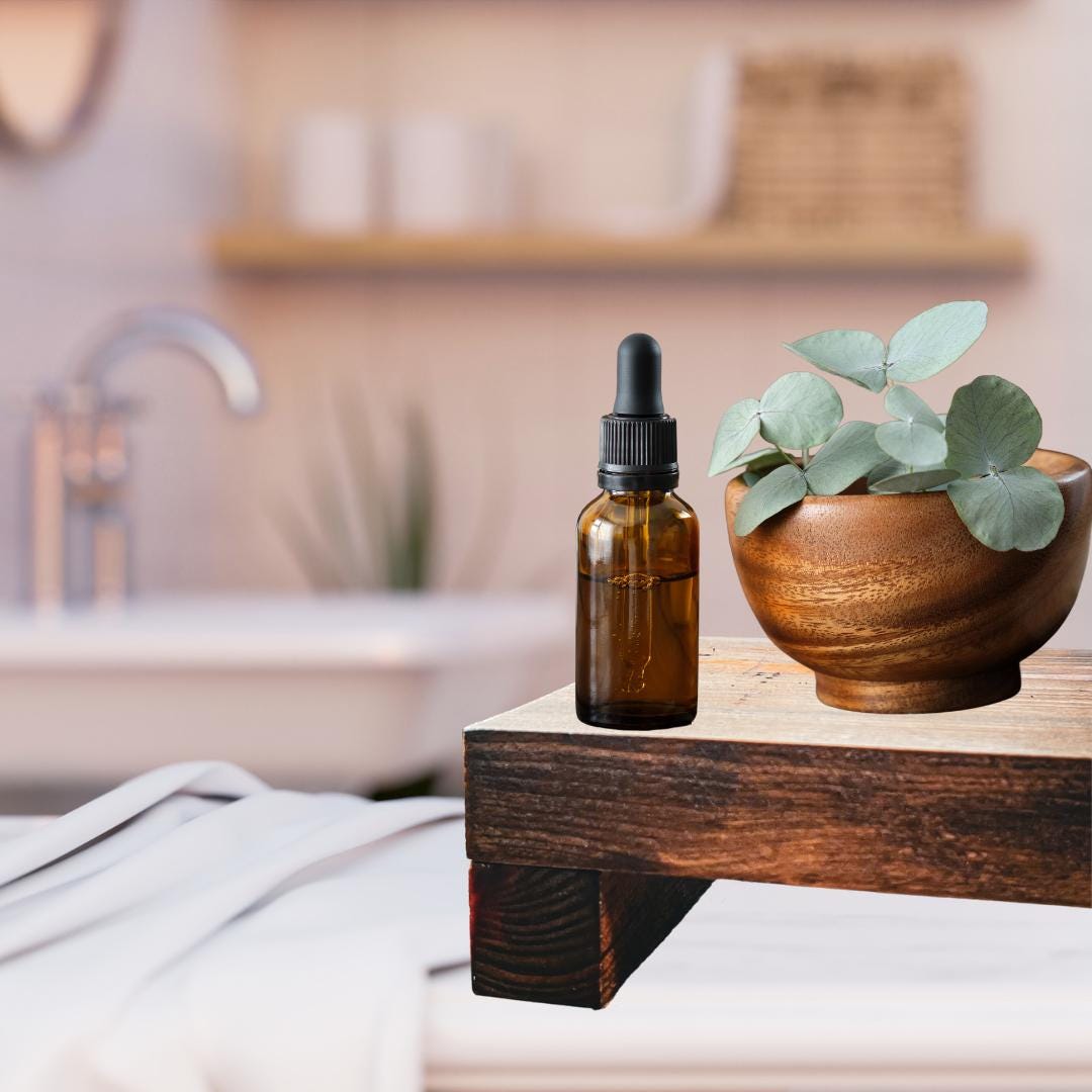 Wooden Display Farmhouse Riser Modern Rustic Elevated Tray Serving Tray ...