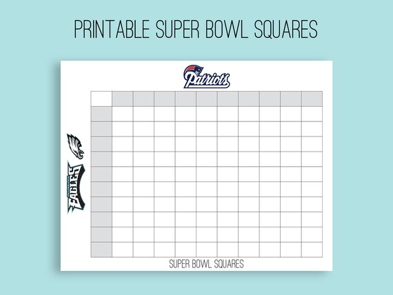 Merchandise identical toward Tremendous Bowl Squares, Printable Soccer photo about Super Bowl Squares Printable identified as Products identical in direction of Tremendous Bowl Squares, Printable Soccer