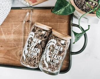 Men of faith | strong man | lion | christian coffee cup