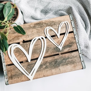 Geometric Metal Heart Sign In Multiple Colors | Wedding | Valentine's Day Decor