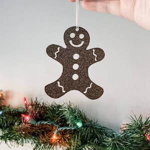 Metal Gingerbread Man Ornament | Gingerbread Man Christmas Ornament