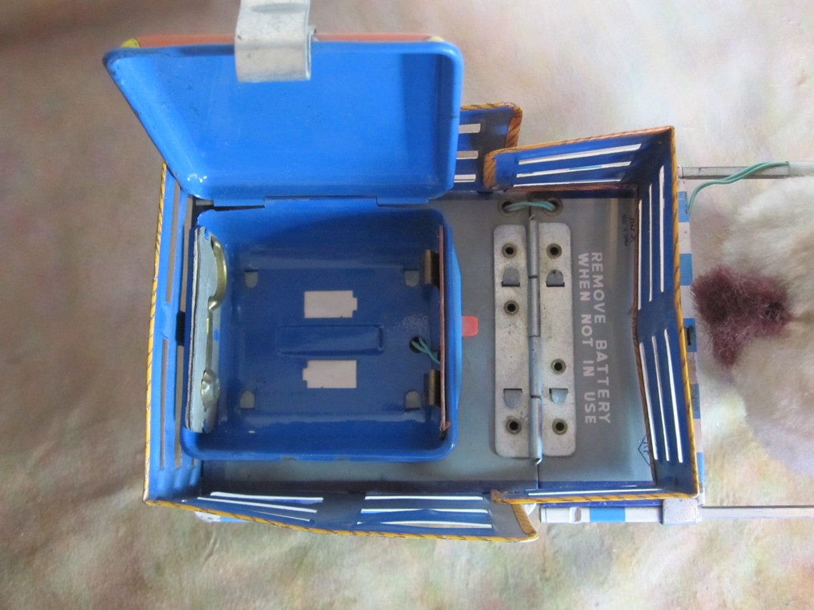 Antique Toy of Dog Pulling Luggage Cart | Etsy