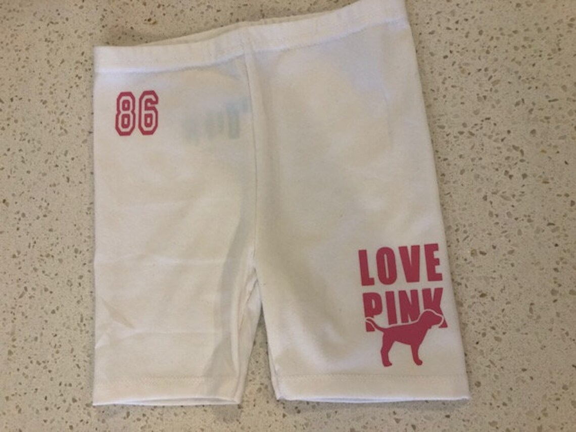 victorias secret pink bike shorts