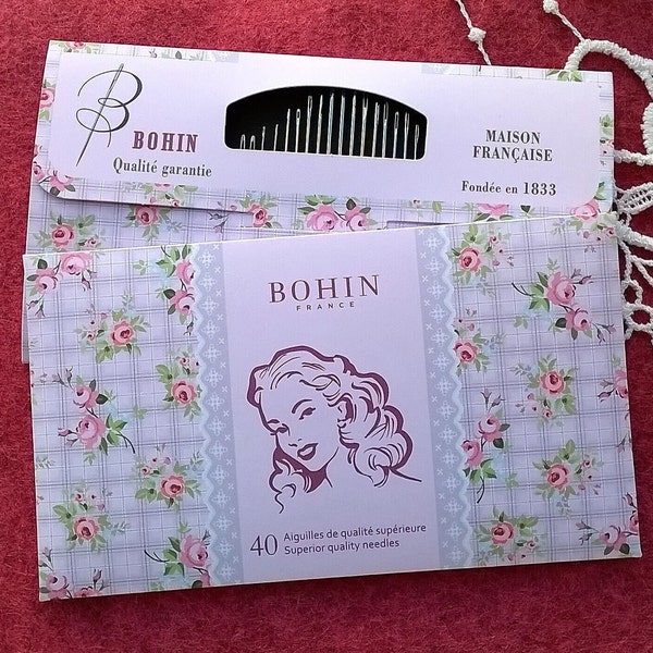 Carnet de 40 aiguilles "Marlène" -  Bohin - made in France