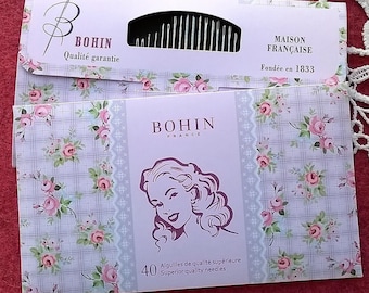 Carnet de 40 aiguilles "Marlène" -  Bohin - made in France