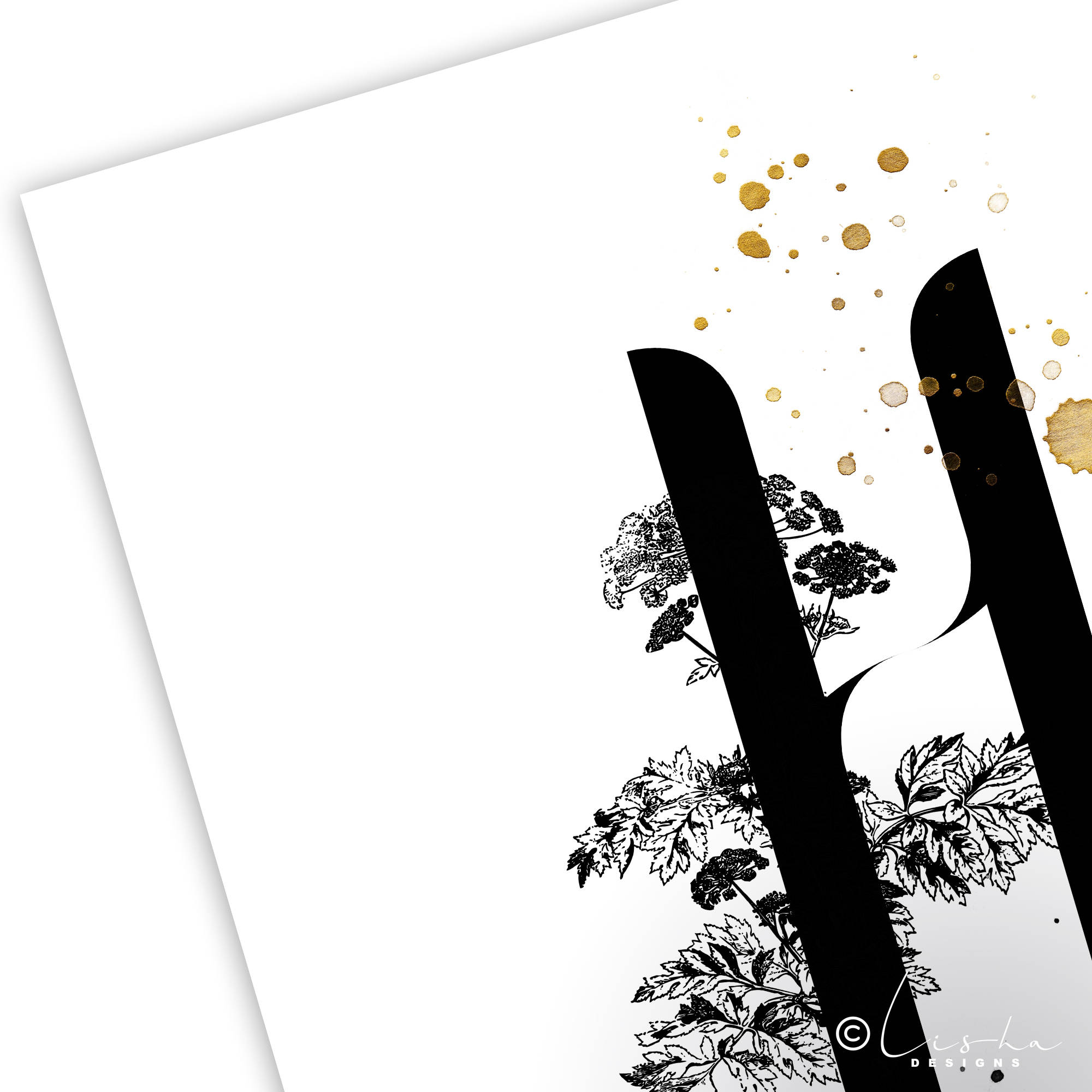 Letter &amp; Poster Font Prints Alphabet Typography - Etsy