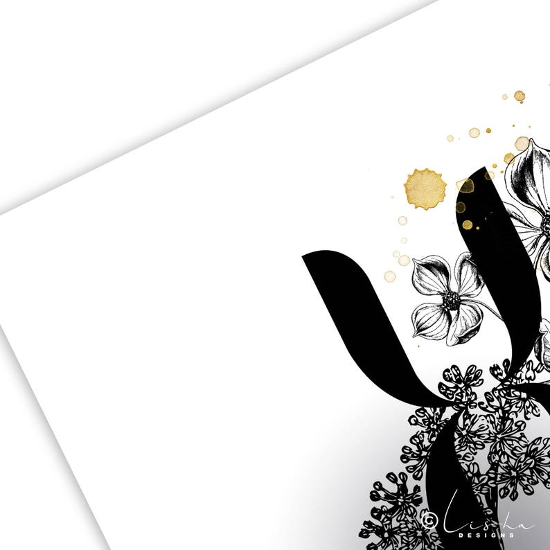 Letter &amp; Poster Font Prints Alphabet Typography - Etsy